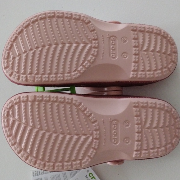 Crocs Girl's Baya Glitter Clog. C13 - Picture 10 of 15